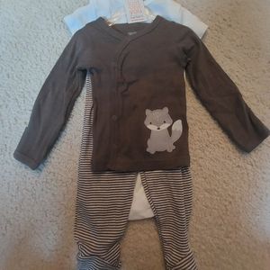 3 piece onesie set